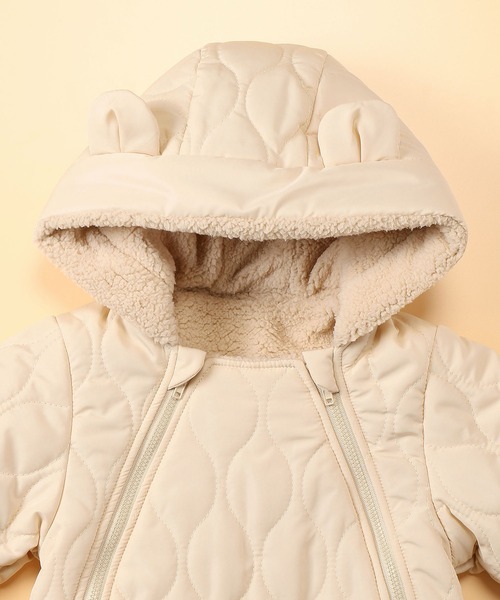 COMME CA ISM（コムサイズム）の「中綿おくるみ(60-80サイズ)（おくるみ・キッズ・ベージュ/アイボリー・60-80cm）」の7枚目の写真