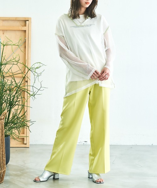 VACANCY（ヴァカンシー）の「メッシュパイピングパーカー（パーカー・レディース・ホワイト/ブラック・FREE）」の19枚目の写真