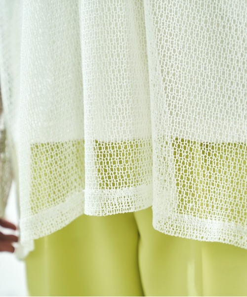 VACANCY（ヴァカンシー）の「メッシュパイピングパーカー（パーカー・レディース・ホワイト/ブラック・FREE）」の17枚目の写真