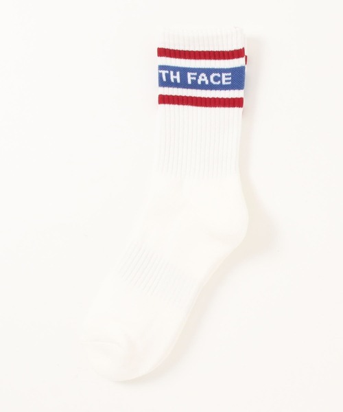 THE NORTH FACE(ザノースフェイス)の「THE NORTH FACE(ザ・ノースフェイス) / ライン ロゴ ソックス SOCKS MID(ソックス/靴下・メンズ・ブラック/ベージュ/イエロー/ホワイト/ブラック系その他/レッド/グリーン・M/L)」の7枚目の写真