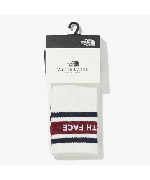 THE NORTH FACE(ザノースフェイス)の「THE NORTH FACE(ザ・ノースフェイス) / ライン ロゴ ソックス SOCKS MID(ソックス/靴下・メンズ・ブラック/ベージュ/イエロー/ホワイト/ブラック系その他/レッド/グリーン・M/L)」の12枚目の写真