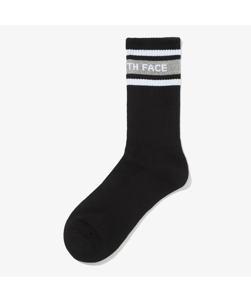 THE NORTH FACE(ザノースフェイス)の「THE NORTH FACE(ザ・ノースフェイス) / ライン ロゴ ソックス SOCKS MID(ソックス/靴下・メンズ・ブラック/ベージュ/イエロー/ホワイト/ブラック系その他/レッド/グリーン・M/L)」の13枚目の写真