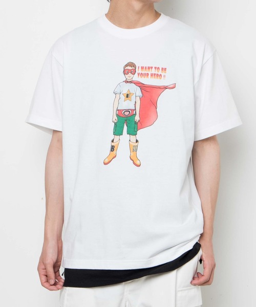 WEGO GRAPHICS(ウィゴーグラフィックス)の「WEGO/放課後アート部 BlackMilk T(Tシャツ/カットソー・メンズ・ホワイト/ブラック系その他・MEDIUM/LARGE/X-LARGE)」の20枚目の写真