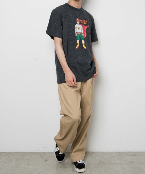 WEGO GRAPHICS(ウィゴーグラフィックス)の「WEGO/放課後アート部 BlackMilk T(Tシャツ/カットソー・メンズ・ホワイト/ブラック系その他・MEDIUM/LARGE/X-LARGE)」の18枚目の写真