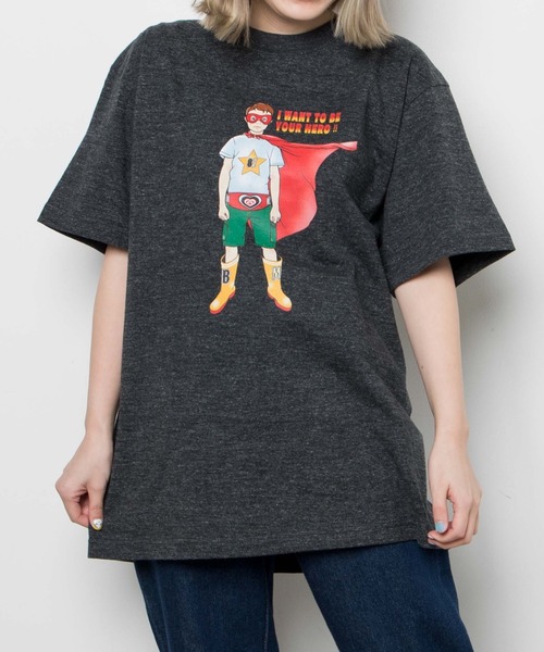 WEGO GRAPHICS(ウィゴーグラフィックス)の「WEGO/放課後アート部 BlackMilk T(Tシャツ/カットソー・メンズ・ホワイト/ブラック系その他・MEDIUM/LARGE/X-LARGE)」の4枚目の写真