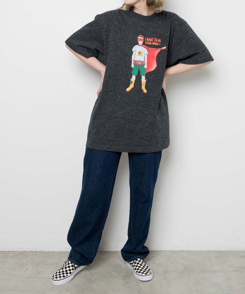 WEGO GRAPHICS(ウィゴーグラフィックス)の「WEGO/放課後アート部 BlackMilk T(Tシャツ/カットソー・メンズ・ホワイト/ブラック系その他・MEDIUM/LARGE/X-LARGE)」の22枚目の写真