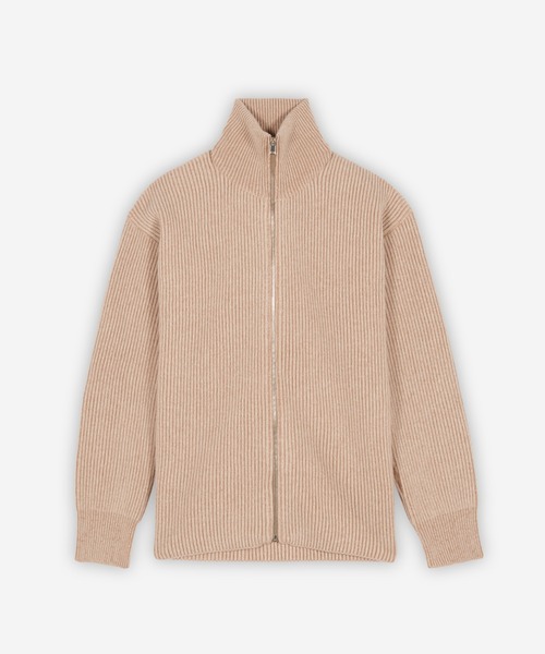 純正値下 ベージュ ZIPPED CARDIGAN 純正値下 ベージュ ZIPPED CARDIGAN