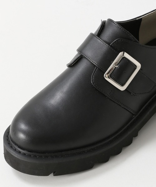 RAGEBLUE（レイジブルー）の「ボリュームソール/シングルモンクシューズ/261022（ドレスシューズ・メンズ・ブラック・SMALL/MEDIUM/LARGE）」の10枚目の写真