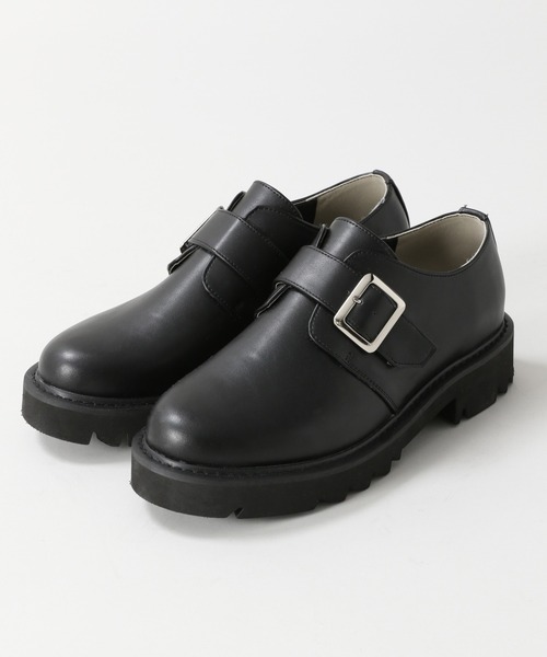 RAGEBLUE（レイジブルー）の「ボリュームソール/シングルモンクシューズ/261022（ドレスシューズ・メンズ・ブラック・SMALL/MEDIUM/LARGE）」の5枚目の写真