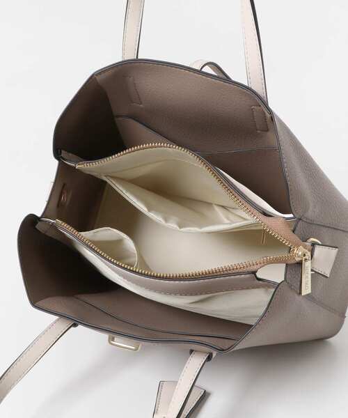 RODE SKO(ロデスコ)の「バイカラーミドルバッグ(トートバッグ・レディース・アイボリー/グレー系その他・ONE)」の20枚目の写真