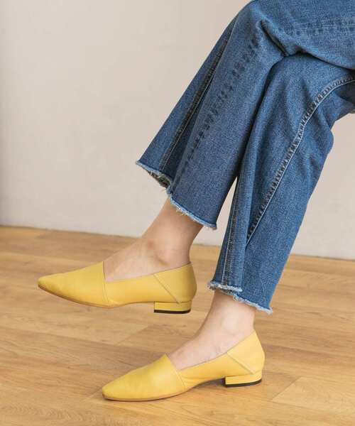 URBAN RESEARCH（アーバンリサーチ）の「レザーバブーシュ（その他シューズ・レディース・ブラック/ネイビー/イエロー系その他・36/37/38）」の6枚目の写真