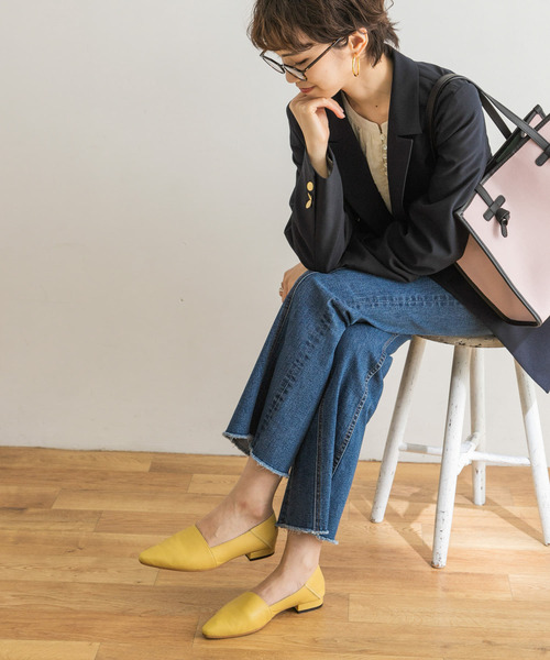 URBAN RESEARCH（アーバンリサーチ）の「レザーバブーシュ（その他シューズ・レディース・ブラック/ネイビー/イエロー系その他・36/37/38）」の4枚目の写真