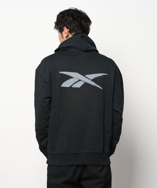 Reebok（リーボック）の「MYT スウェットシャツ / MYT Sweatshirt（パーカー・メンズ・レッド系その他/ブラック・SMALL/MEDIUM/LARGE/X-LARGE/XX-LARGE/X-SMALL/XXX-LARGE）」の10枚目の写真