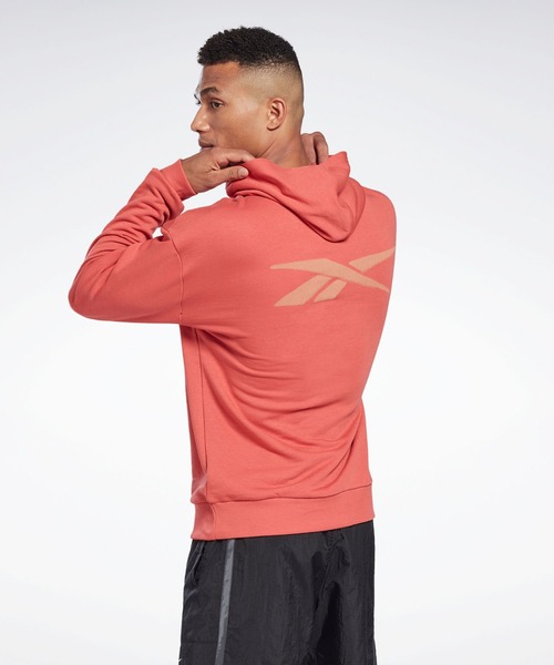 Reebok（リーボック）の「MYT スウェットシャツ / MYT Sweatshirt（パーカー・メンズ・レッド系その他/ブラック・SMALL/MEDIUM/LARGE/X-LARGE/XX-LARGE/X-SMALL/XXX-LARGE）」の3枚目の写真