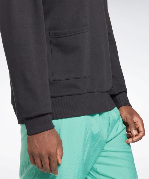 Reebok（リーボック）の「MYT スウェットシャツ / MYT Sweatshirt（パーカー・メンズ・レッド系その他/ブラック・SMALL/MEDIUM/LARGE/X-LARGE/XX-LARGE/X-SMALL/XXX-LARGE）」の13枚目の写真