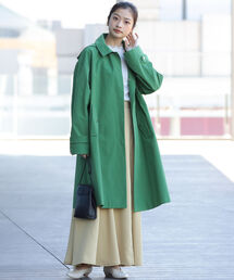 Ray BEAMS | Ray BEAMS / フード付き ステンカラー コート(ステンカラーコート)