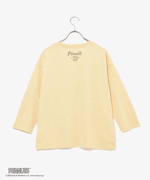 Honeys(ハニーズ)の「スヌーピー/Tシャツ(Tシャツ/カットソー・レディース・オフホワイト/イエロー/ブルー/ホワイト系その他/スミクロ・S/M/L)」の19枚目の写真