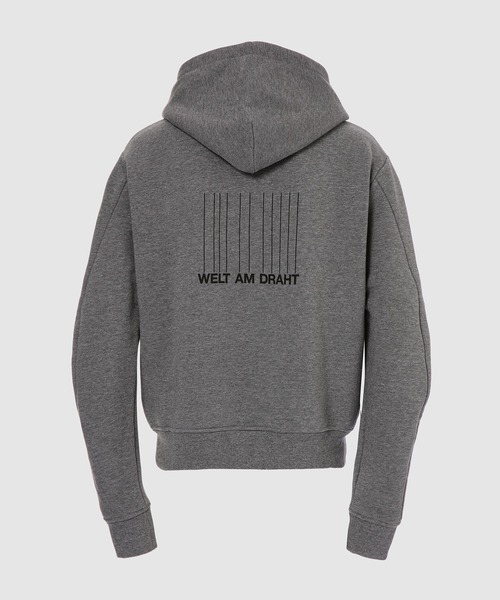 GmbH（ゲーエムベーハー）の「Knitted HOODIE W SCREENPRINT（パーカー・メンズ・グレー・M/L/XL）」の2枚目の写真