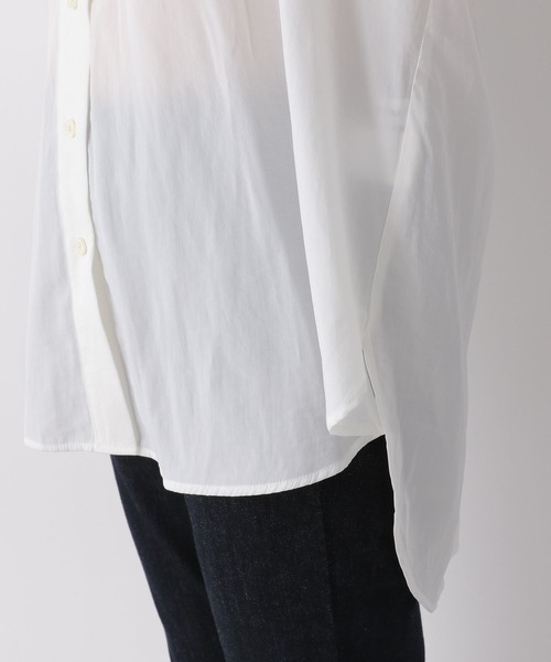 LEPSIM（レプシィム）の「デザインカラーブラウス　262578（シャツ/ブラウス・レディース・グレー/オフホワイト・FREE）」の10枚目の写真