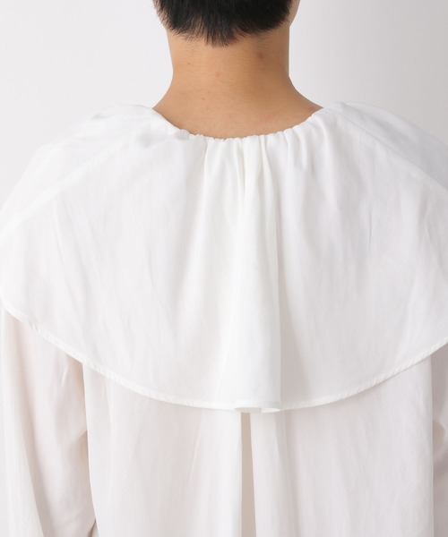 LEPSIM（レプシィム）の「デザインカラーブラウス　262578（シャツ/ブラウス・レディース・グレー/オフホワイト・FREE）」の17枚目の写真