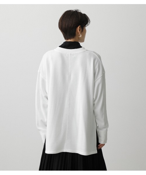 AZUL by moussy（アズールバイマウジー）の「MARBLE BOXPRINT SWEAT/マーブルボックスプリントスウェット（スウェット・レディース・オフホワイト/ライトベージュ・FREE）」の10枚目の写真