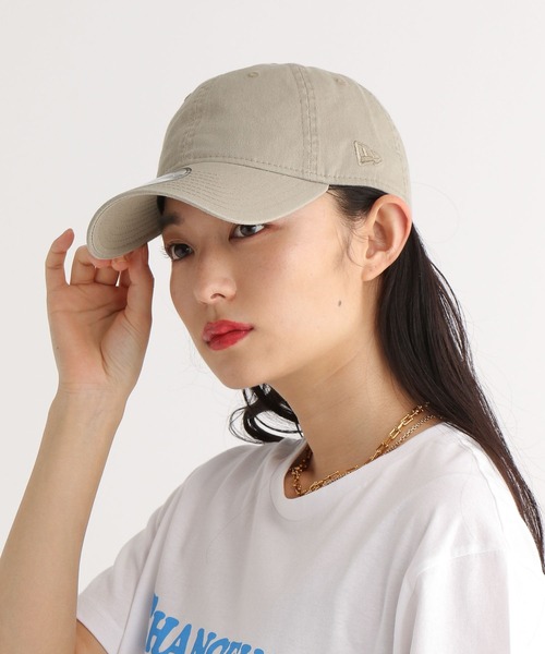 MICA&DEAL（マイカ＆ディール）の「MICA&DEAL / NEWERA cap（キャップ・レディース・アイボリー/グレー系その他・フリー）」の2枚目の写真