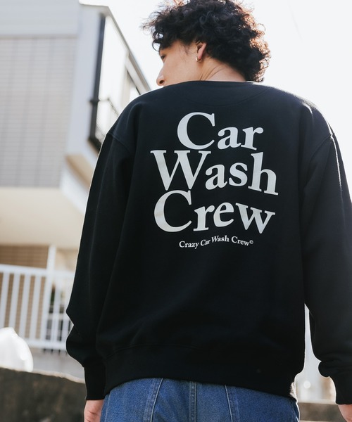 ROOPTOKYO(ループトウキョウ)の「Crazy Car Wash Crew/クレイジーカーウォッシュクルー CAR WASH CREW SWEATSHIRTS(スウェット・メンズ・オートミール/グレー/ブラック・L/XL/XXL)」の14枚目の写真