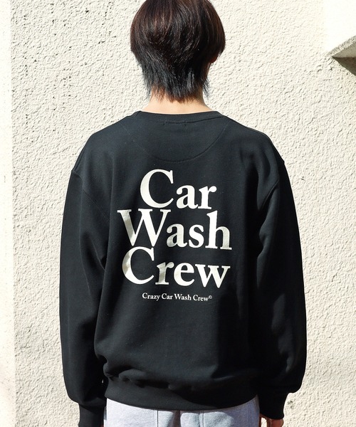 ★人気★【CRAZY CAR WASH CREW】★CAR WASH CREW SWEATSHIRT.S Crazy Car Wash Crew/クレイジーカーウォッシュクルー CAR WASH
