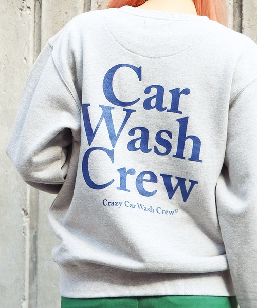 ROOPTOKYO(ループトウキョウ)の「Crazy Car Wash Crew/クレイジーカーウォッシュクルー CAR WASH CREW SWEATSHIRTS(スウェット・メンズ・オートミール/グレー/ブラック・L/XL/XXL)」の20枚目の写真
