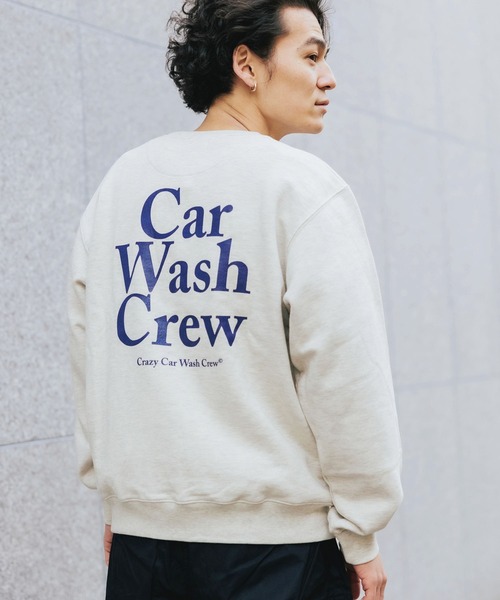ROOPTOKYO(ループトウキョウ)の「Crazy Car Wash Crew/クレイジーカーウォッシュクルー CAR WASH CREW SWEATSHIRTS(スウェット・メンズ・オートミール/グレー/ブラック・L/XL/XXL)」の21枚目の写真