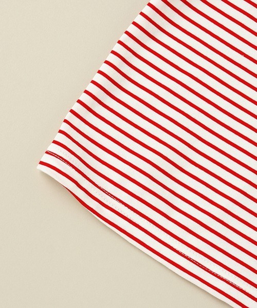 baby cheer（ベイビーチアー）の「ねこ衿半袖ブラウス（シャツ/ブラウス・キッズ・レッド/グレー・80ｃｍ/90cm/100cm/110cm/120cm）」の8枚目の写真