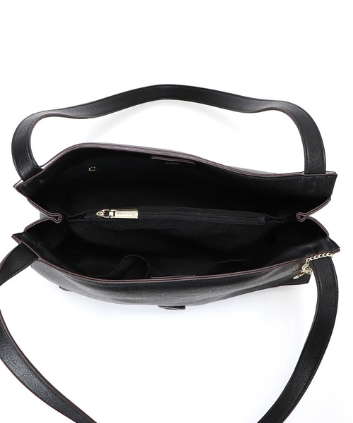 BASE(ベース)の「レディースショルダーバッグ(ショルダーバッグ・レディース・ブラック/ピンク/ブルー/ベージュ/アイボリー/グレー/グリーン/ブラウン・FREE)」の11枚目の写真