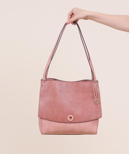 BASE(ベース)の「レディースショルダーバッグ(ショルダーバッグ・レディース・ブラック/ピンク/ブルー/ベージュ/アイボリー/グレー/グリーン/ブラウン・FREE)」の18枚目の写真