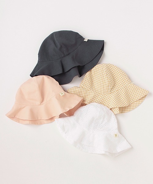 petit main（プティマイン）の「アソートチューリップハット（その他ベビー用品・キッズ・アイボリー/イエロー/ライトピンク/ネイビー・46cm/48cm）」の18枚目の写真
