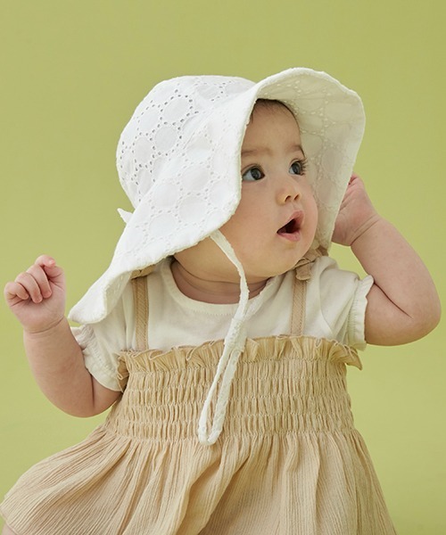 petit main（プティマイン）の「アソートチューリップハット（その他ベビー用品・キッズ・アイボリー/イエロー/ライトピンク/ネイビー・46cm/48cm）」の21枚目の写真