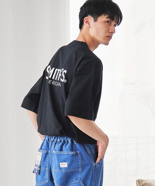 SMITH'S(スミス)の「SMITH'S(スミス)別注ロゴTシャツ(Tシャツ/カットソー・メンズ・ダークグリーン/マスタード/ブラック/ホワイト・LARGE/MEDIUM/SMALL/X-LARGE)」の18枚目の写真