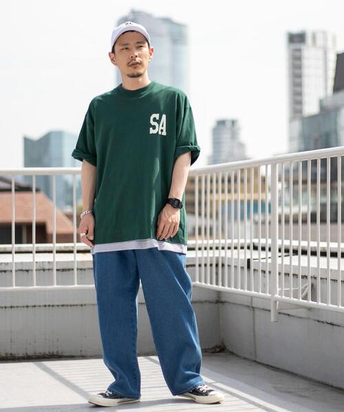 SMITH'S(スミス)の「SMITH'S(スミス)別注ロゴTシャツ(Tシャツ/カットソー・メンズ・ホワイト/マスタード/ブラック/ダークグリーン・MEDIUM/LARGE/X-LARGE/SMALL)」の20枚目の写真