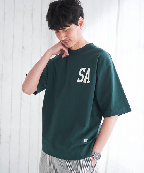 SMITH'S(スミス)の「SMITH'S(スミス)別注ロゴTシャツ(Tシャツ/カットソー・メンズ・ホワイト/マスタード/ブラック/ダークグリーン・MEDIUM/LARGE/X-LARGE/SMALL)」の19枚目の写真