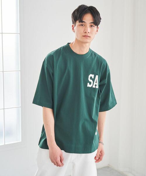 SMITH'S(スミス)の「SMITH'S(スミス)別注ロゴTシャツ(Tシャツ/カットソー・メンズ・ホワイト/マスタード/ブラック/ダークグリーン・MEDIUM/LARGE/X-LARGE/SMALL)」の16枚目の写真