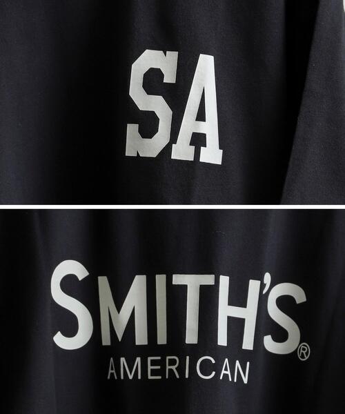 SMITH'S(スミス)の「SMITH'S(スミス)別注ロゴTシャツ(Tシャツ/カットソー・メンズ・ホワイト/マスタード/ブラック/ダークグリーン・MEDIUM/LARGE/X-LARGE/SMALL)」の8枚目の写真