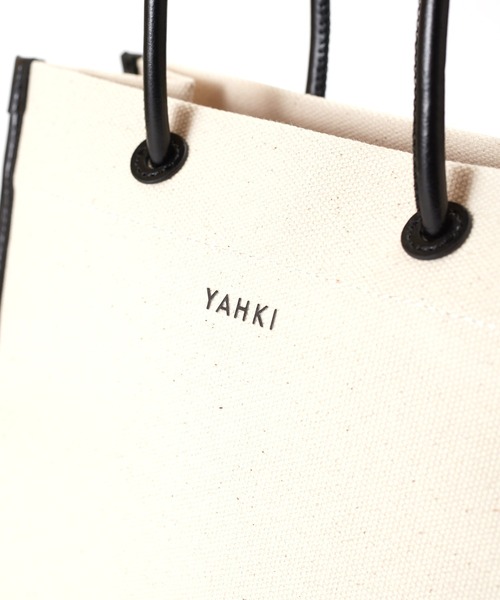 YAHKI(ヤーキ)の「YAHKI キャンバス YH-461(トートバッグ・レディース・ブラック/ベージュ・F)」の11枚目の写真