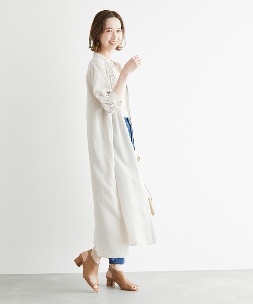 ROPE' PICNIC(ロペピクニック)の「ピンタックワンピース(ワンピース・レディース・ベージュ/ネイビー/ラベンダー・38)」の17枚目の写真