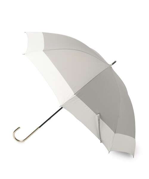 DRESKIP（ドレスキップ）の「◆【遮光／遮熱】because バイカラ－長傘【晴雨兼用】（長傘・レディース・グレー系4/ブラック系4/グリーン系その他5/ベージュ系4・00）」の5枚目の写真