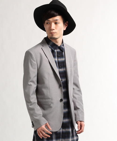 HARE（ハレ）の「セットアップテーラードジャケット(HARE)（テーラードジャケット・メンズ・ネイビー/ブラック/グレー/ブルー・LARGE/MEDIUM/SMALL）」の3枚目の写真