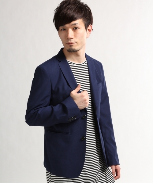 HARE（ハレ）の「セットアップテーラードジャケット(HARE)（テーラードジャケット・メンズ・ネイビー/ブラック/グレー/ブルー・LARGE/MEDIUM/SMALL）」の4枚目の写真