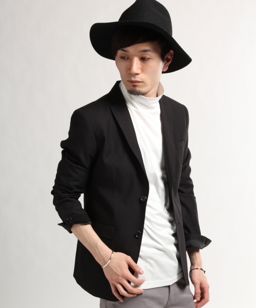 HARE（ハレ）の「セットアップテーラードジャケット(HARE)（テーラードジャケット・メンズ・ネイビー/ブラック/グレー/ブルー・LARGE/MEDIUM/SMALL）」の2枚目の写真
