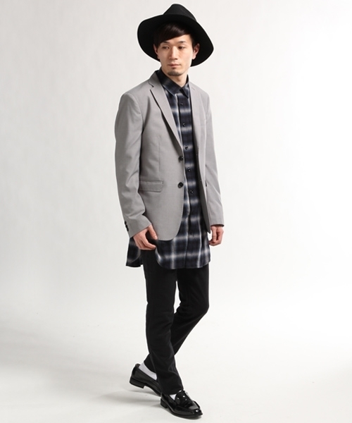 HARE（ハレ）の「セットアップテーラードジャケット(HARE)（テーラードジャケット・メンズ・ネイビー/ブラック/グレー/ブルー・LARGE/MEDIUM/SMALL）」の19枚目の写真