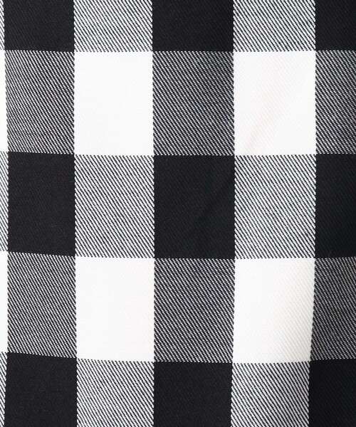 OPAQUE.CLIP（オペークドットクリップ）の「◆TCギンガムチェック キリカエマーメイドスカート（スカート・レディース・ブラック系2/黄緑系3・40/38/42/36）」の11枚目の写真
