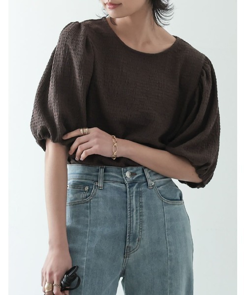 本日超得 バルーンスリーブ トップス 超人気の