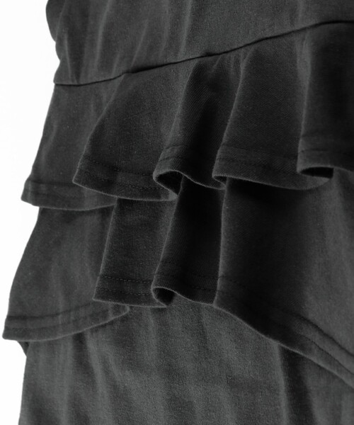 BRANSHES（ブランシェス）の「バック2段フリル半袖ワンピース（ワンピース・キッズ・ラベンダー/キャメル/チャコールグレー・150/100/130/120/90/140/110）」の20枚目の写真